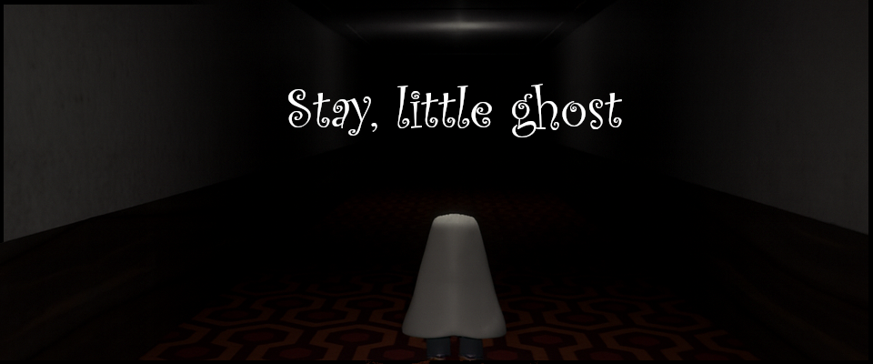 Stay, little ghost title graphic
